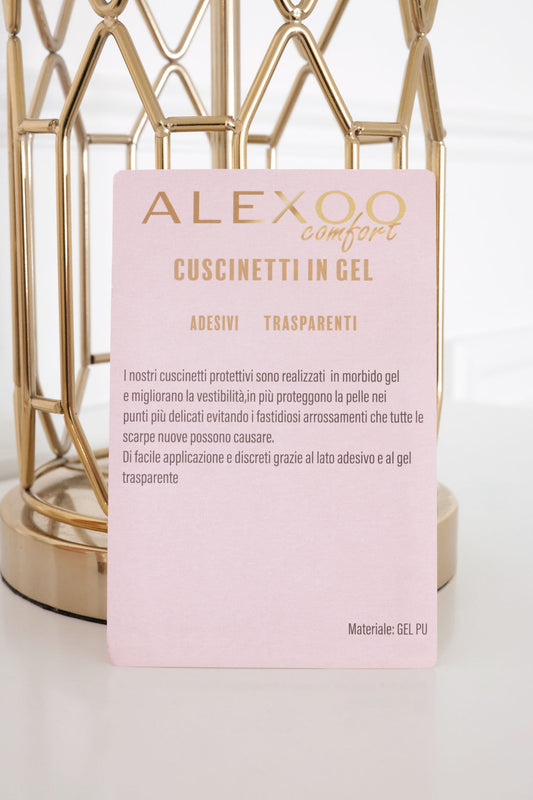 Taloneras de gel transparente con adhesivo