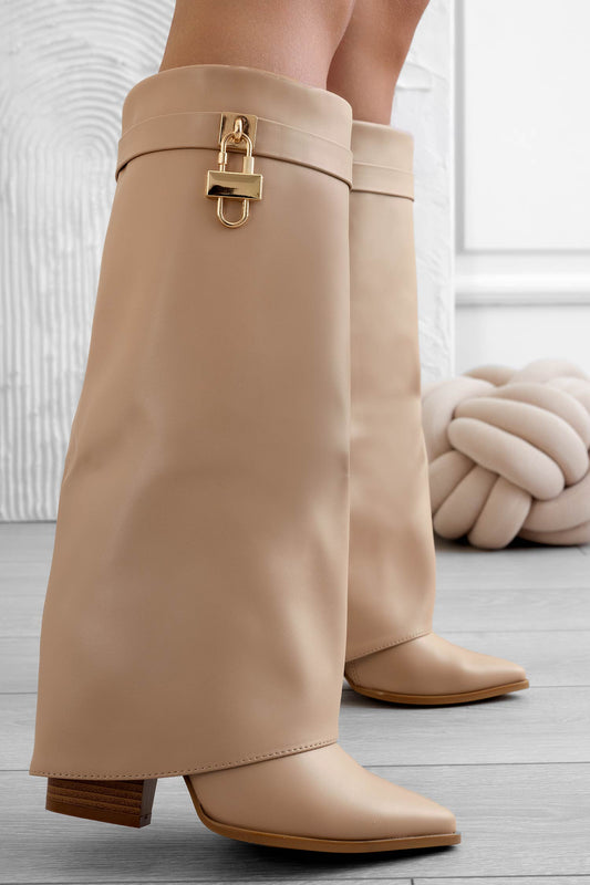 STEEK - Bottes boue avec talon confortable