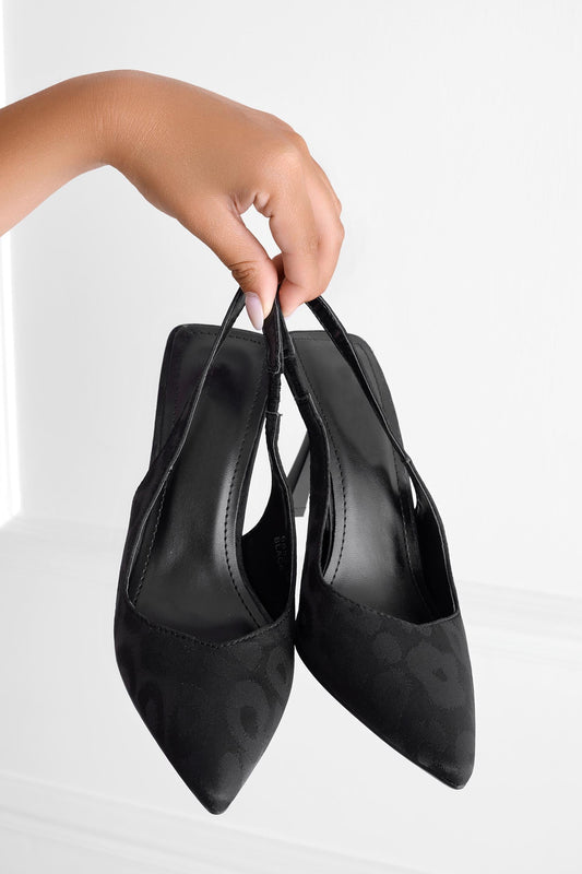 FIORENZA - Zapatos de salón en negro con tacón alto