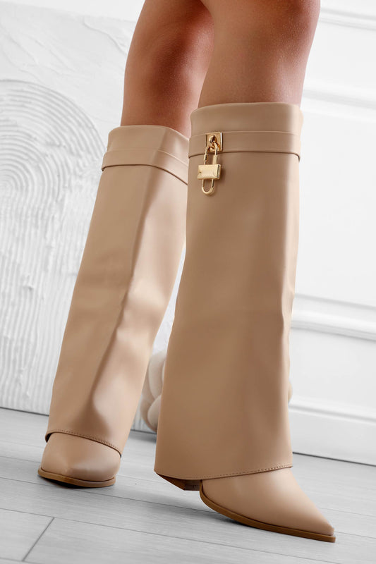 STEEK - Bottes boue avec talon confortable