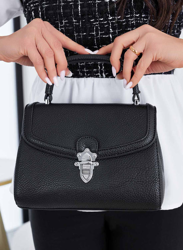 Black bag with shoulder strap B232