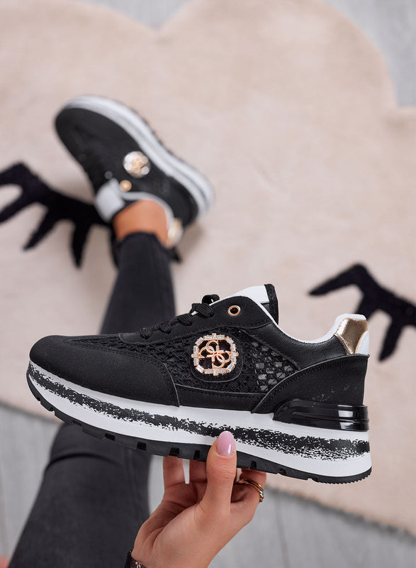TERRY - Zapatillas negras con malla