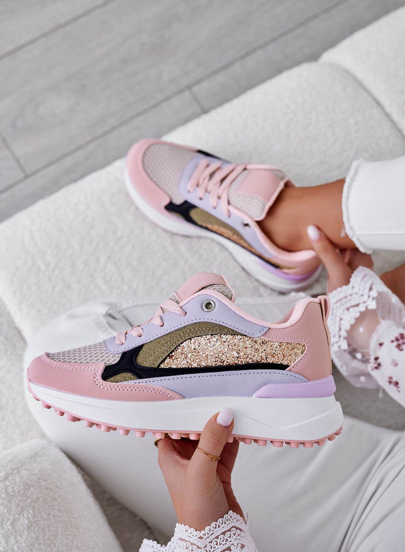 ADRIENNE - Zapatillas deportivas multicolor rosa