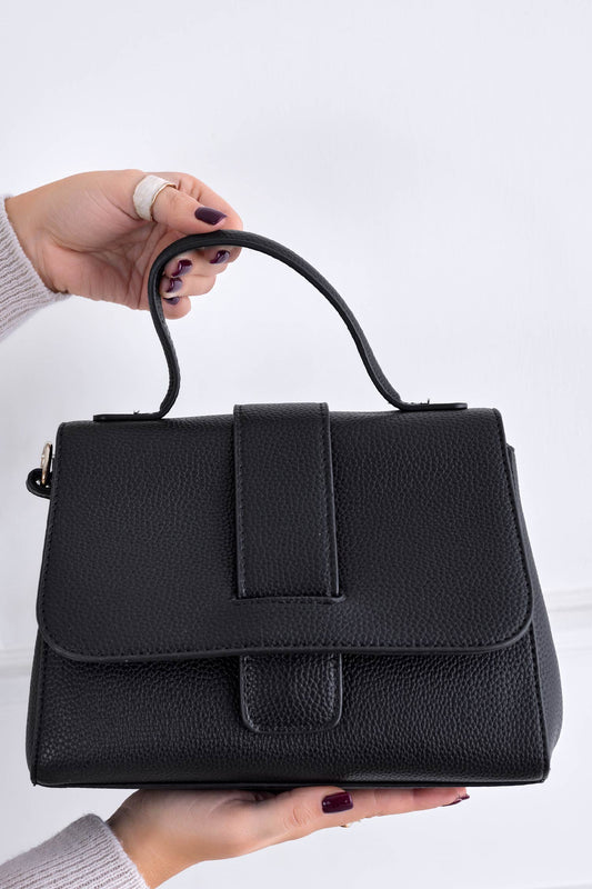 Bolso negro con bandolera B230