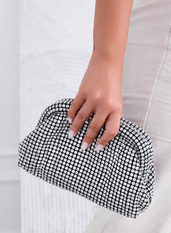 Bolso clutch B238 joya plata