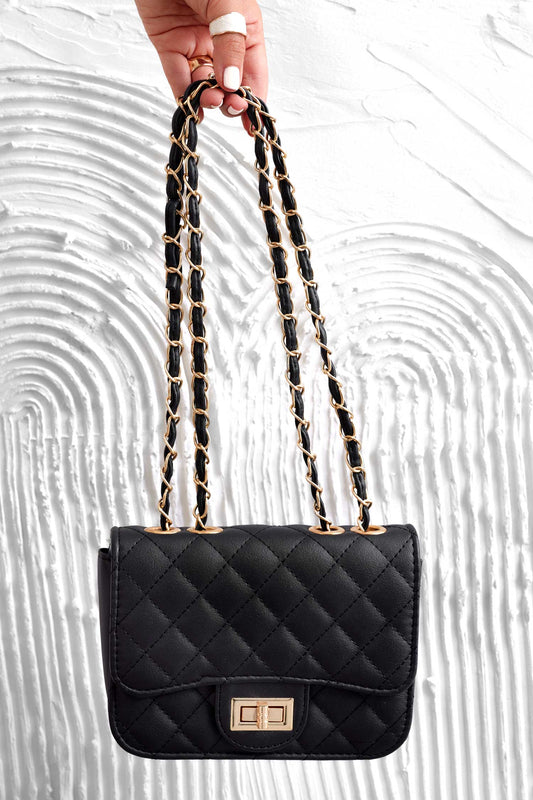 Bolso B224 negro acolchado