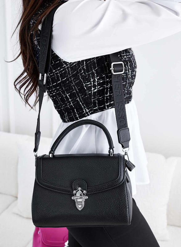 Black bag with shoulder strap B232