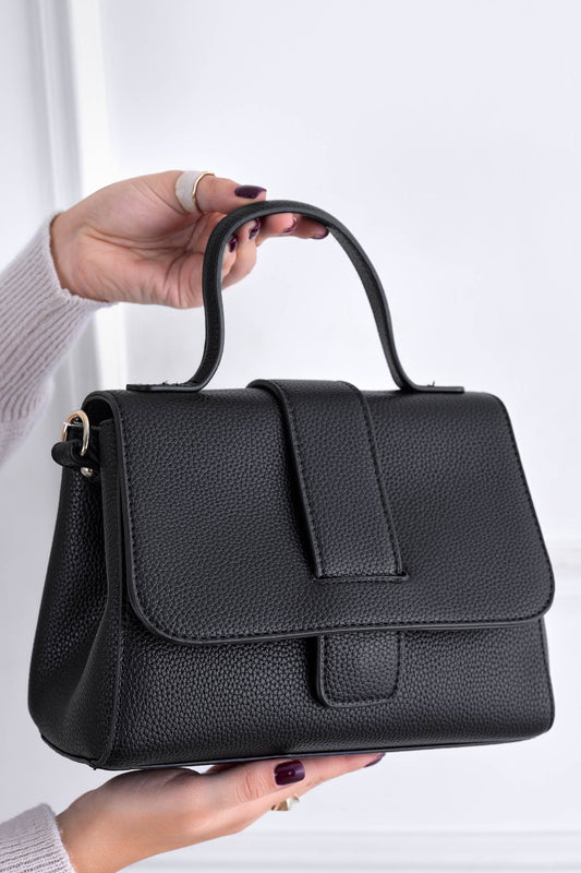 Bolso negro con bandolera B230