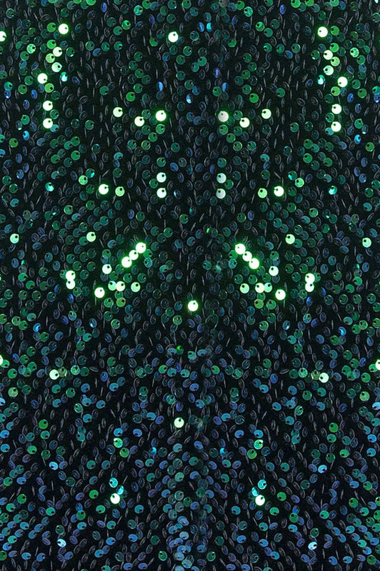 Iridescent sequin dress - Green